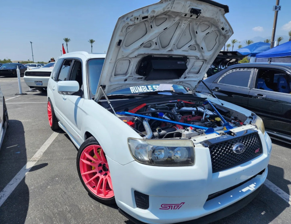 brandon S's 2008 Forester XT (STI CLONE)