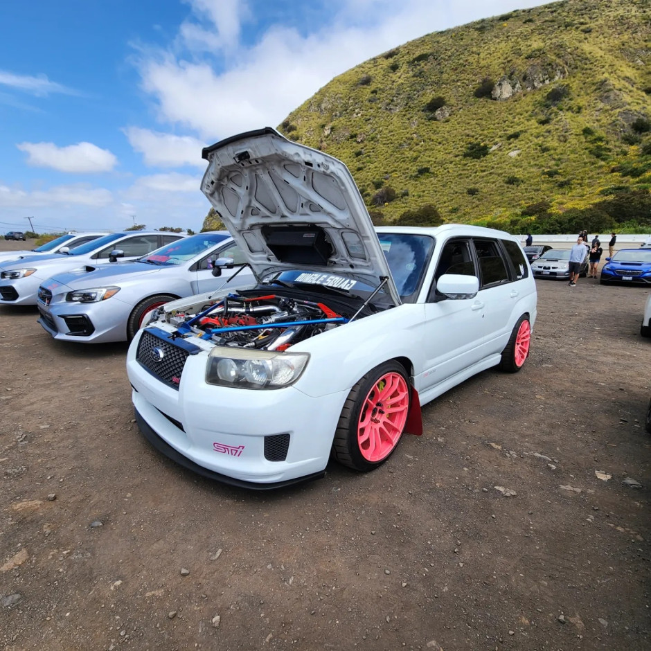 brandon S's 2008 Forester XT (STI CLONE)