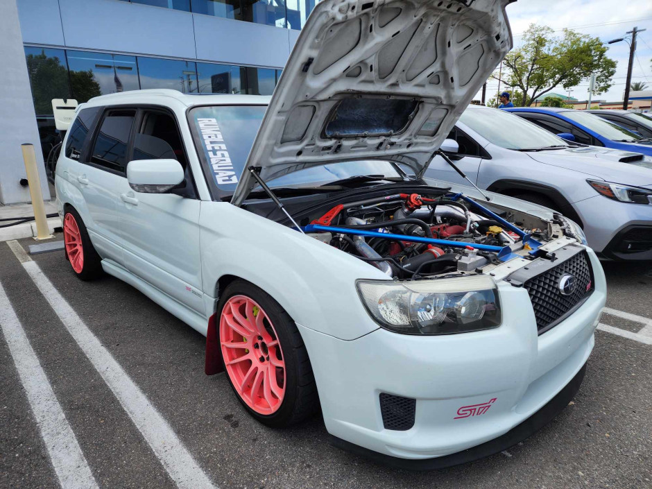 brandon S's 2008 Forester XT (STI CLONE)